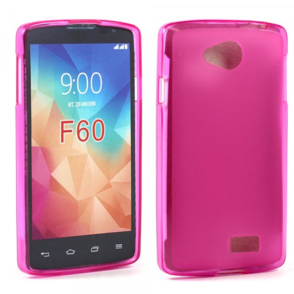 Wholesale LG F60 Soft TPU Gel Case (Hot Pink)